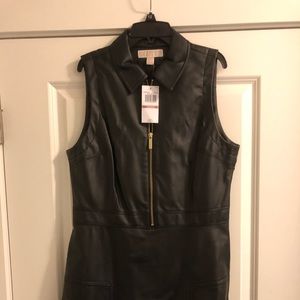 Michael Kors Faux Leather Dress